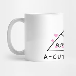 A Cute Angle Basic Math Go math Discrete Math Mug